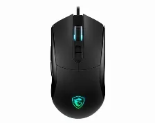 Mouse Gamer Msi Forge Gm320, Sensor Optico 12,800 Dpi, 7 Botones, Rgb, Negro _open Box